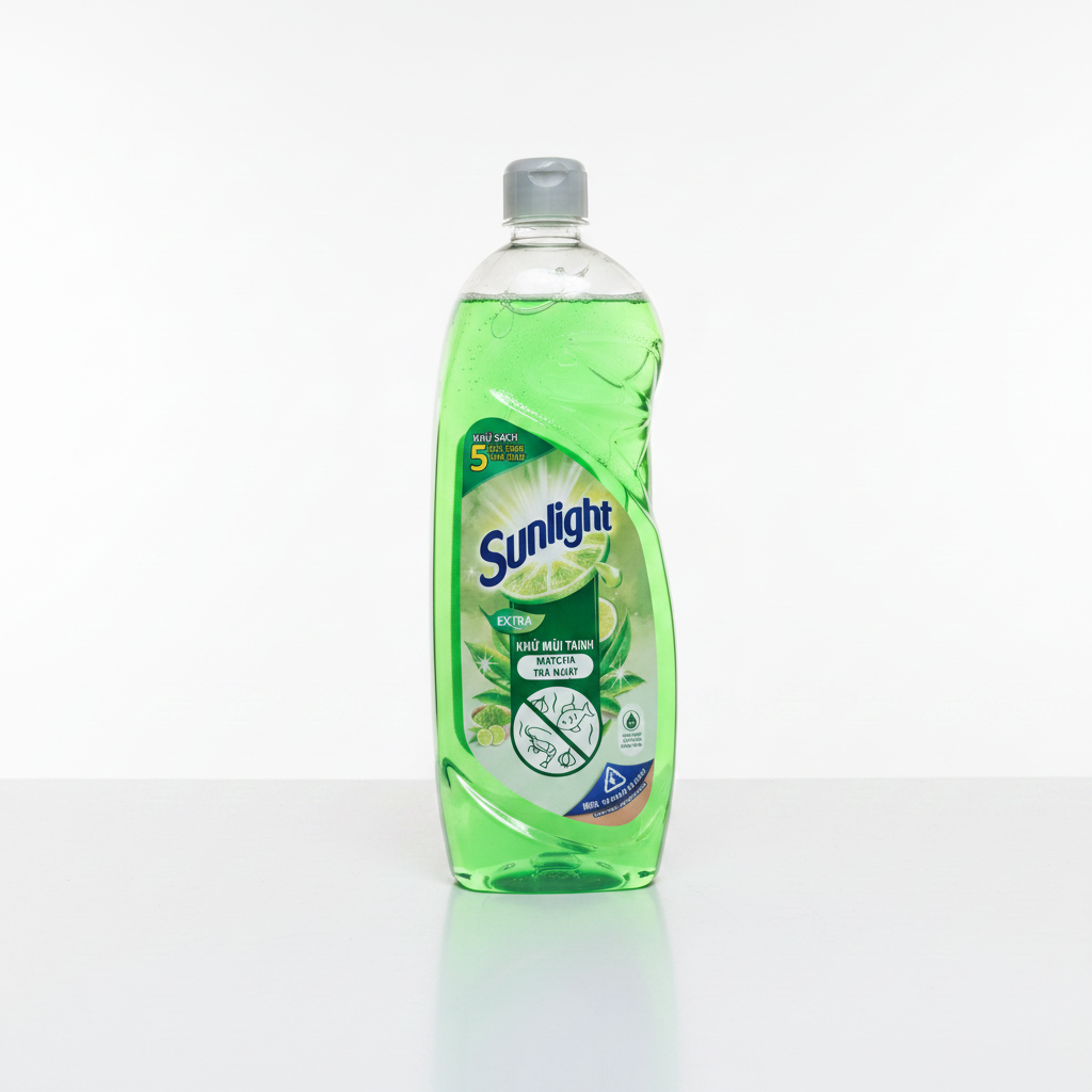Nước Rửa Chén Sunlight Trà Xanh 750